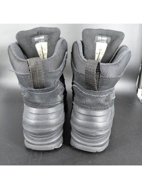 Kamik Boots Mens Size 10 Black Suede Waterproof Insulated Snow Shoes Winter Warm